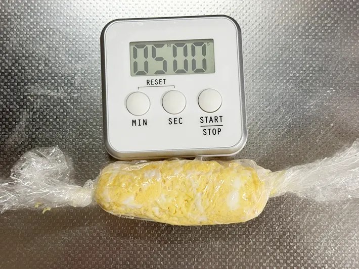 『レンチンだし巻きたまご』の作り方（撮影：grapeフード編集部）