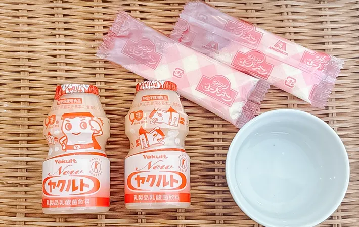 『ヤクルトグミ』の材料の写真（撮影：キジカク）