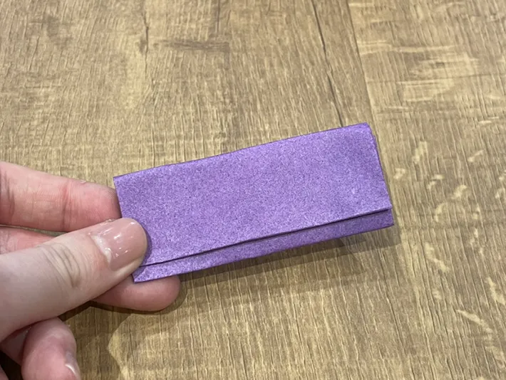 完成した折り紙クリップの写真（撮影：grapeライフハック編集部）