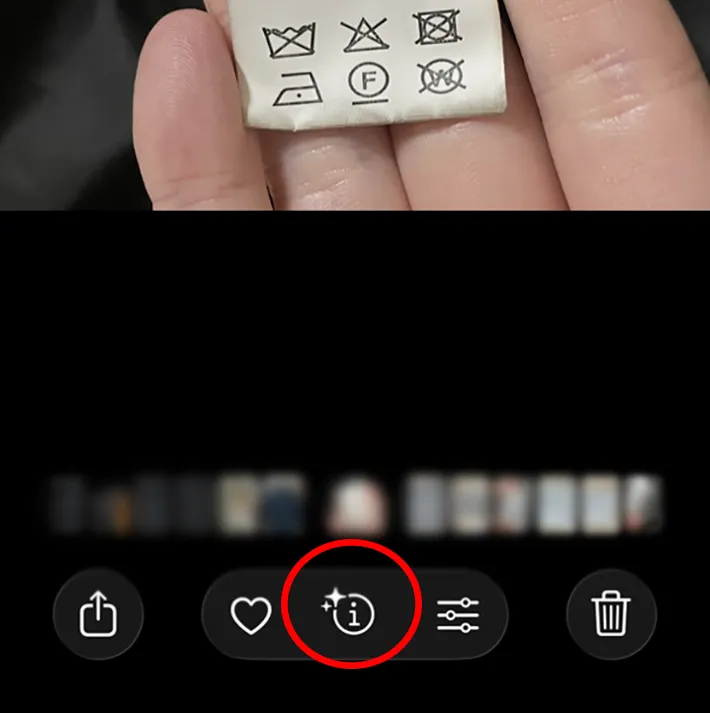 写真フォルダに表示されるアイコンの写真（撮影：grapeライフハック編集部）