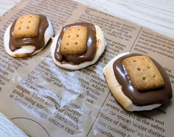 完成したスモア（撮影：grapeフード編集部）