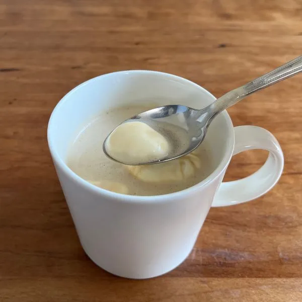 溶けた『雪見だいふく』（撮影：grapeフード編集部）