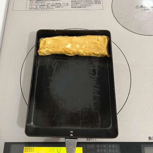 卵焼きを作っている様子（撮影：grape編集部）