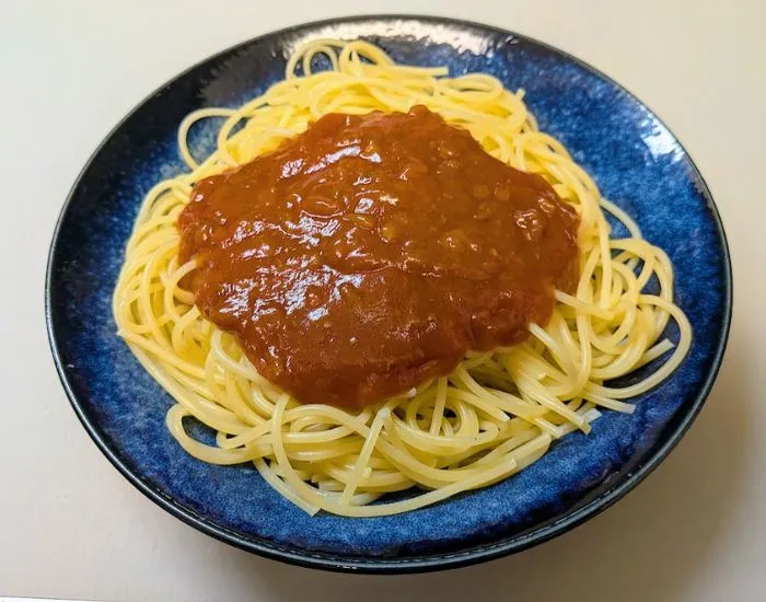 完成したパスタ（撮影：grapeフード編集部）