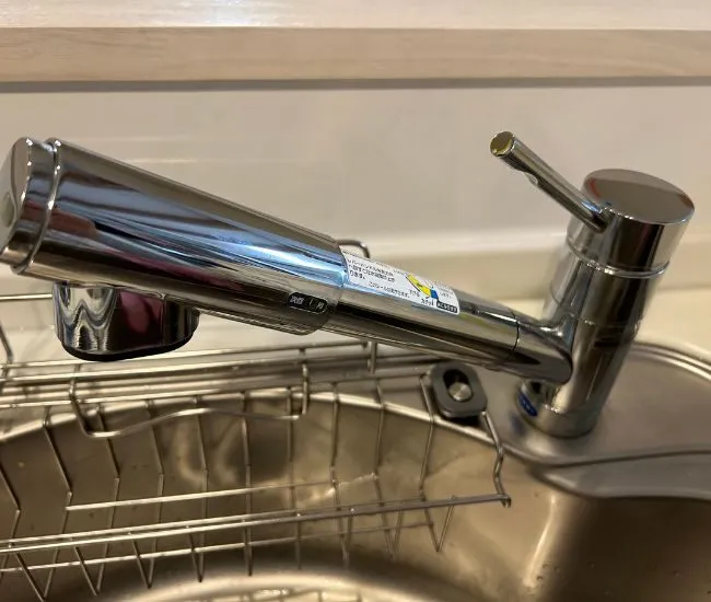 ピカピカになった蛇口（撮影：grapeライフハック編集部）