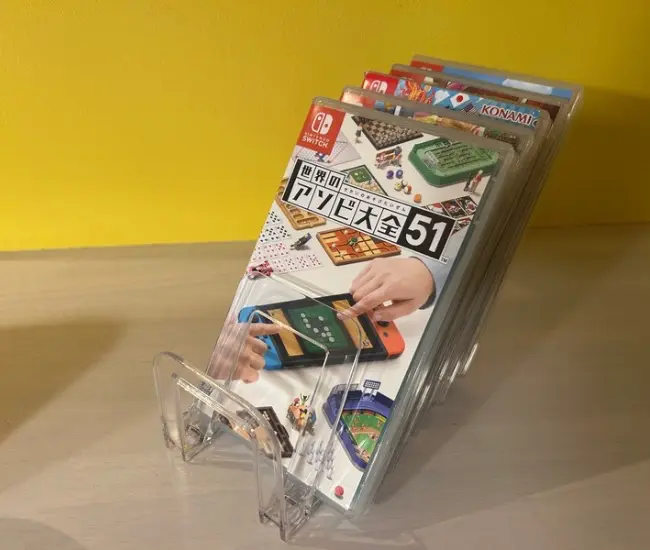 ゲームソフト収納（撮影：grapeライフハック編集部）