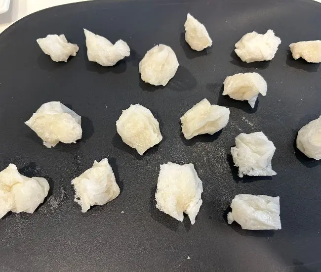 加熱した餅（撮影：grapeフード編集部）