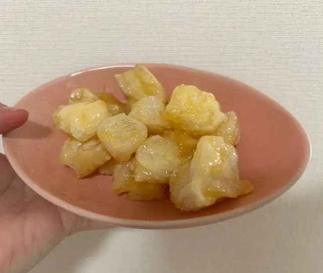 完成した餅スイーツ（撮影：grapeフード編集部）