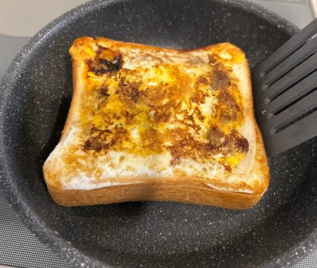 焼き上がった様子（撮影：grapeフード編集部）