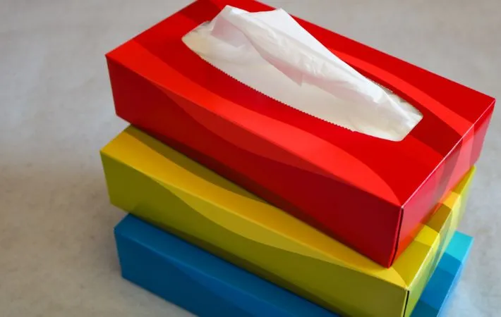 ボックスティッシュの写真