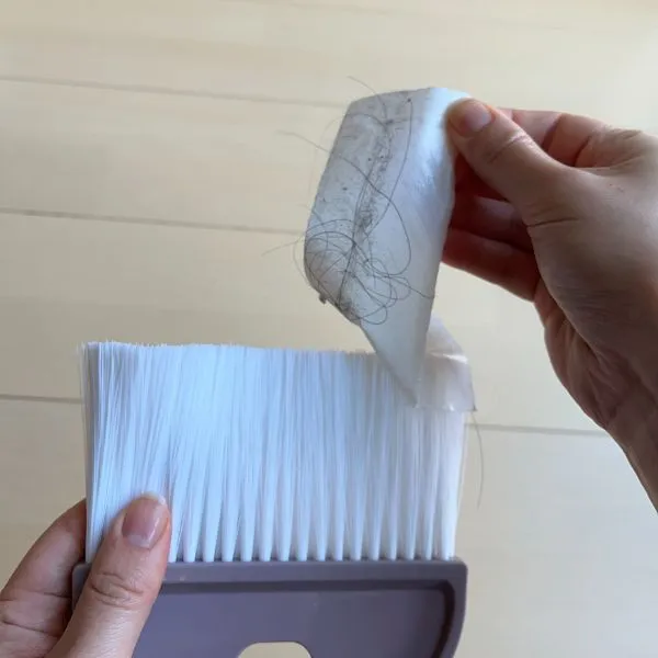 掃除後の床（撮影：grapeライフハック編集部）