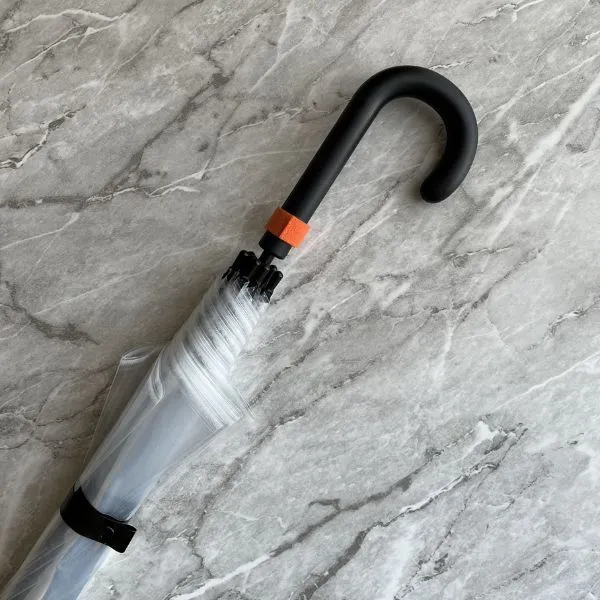 傘マーカーとして使用した様子（撮影：grapeライフハック編集部）