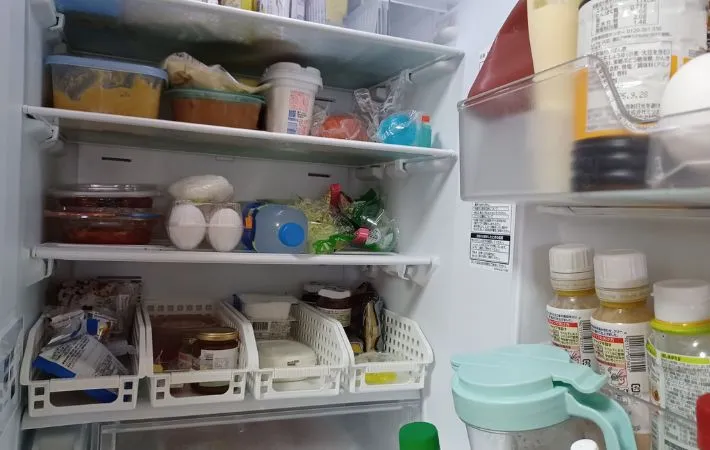 冷蔵庫内の写真