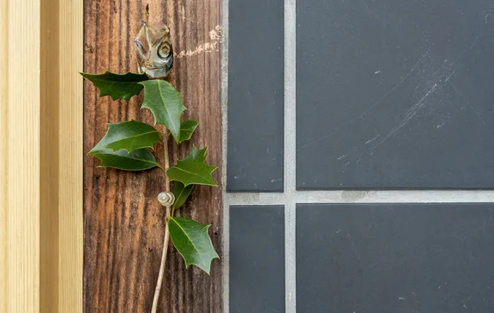 節分飾りとして『いわし』を飾る