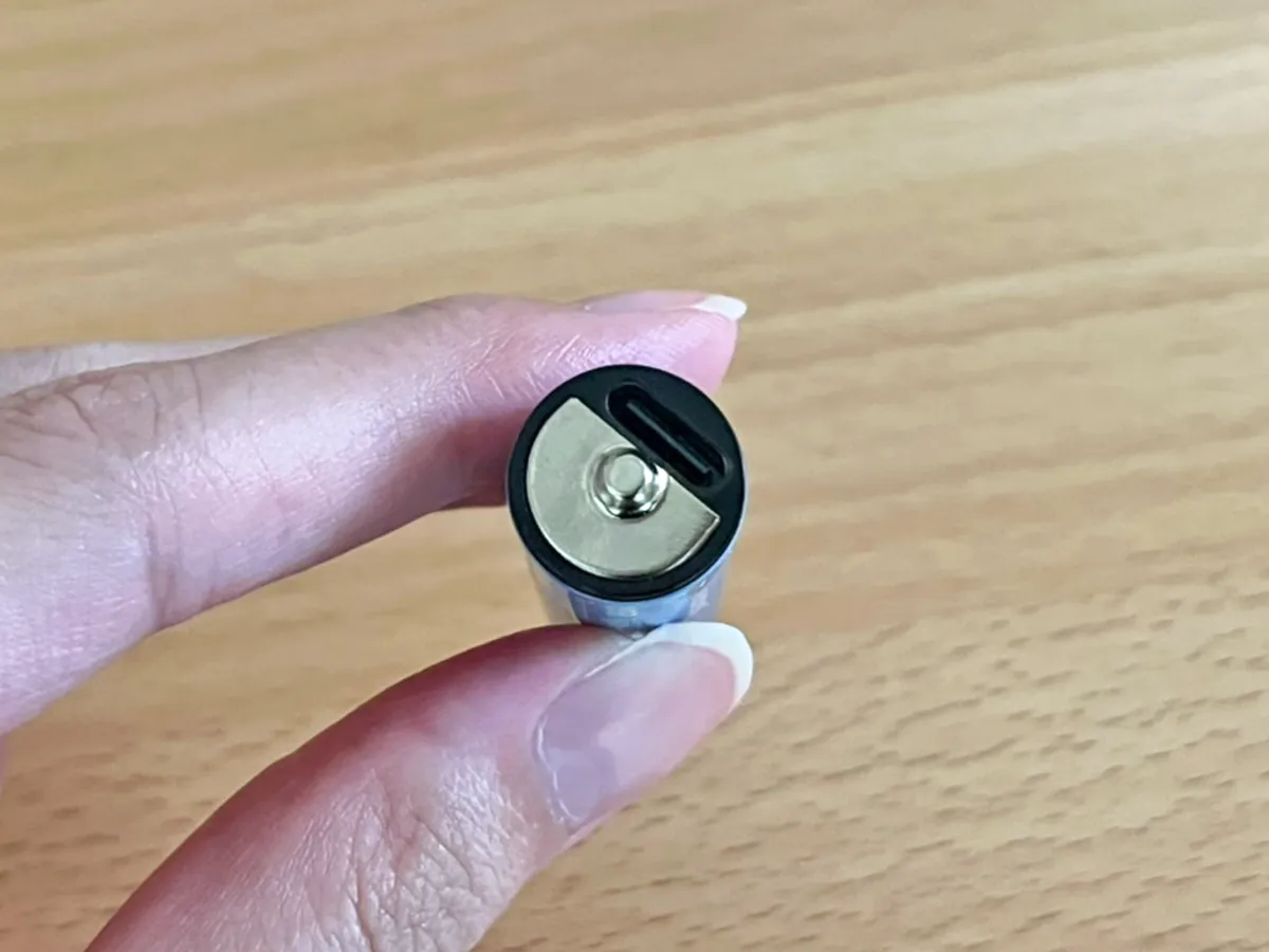 『単3形 Type-C充電池』の写真（撮影：grapeライフハック編集部）