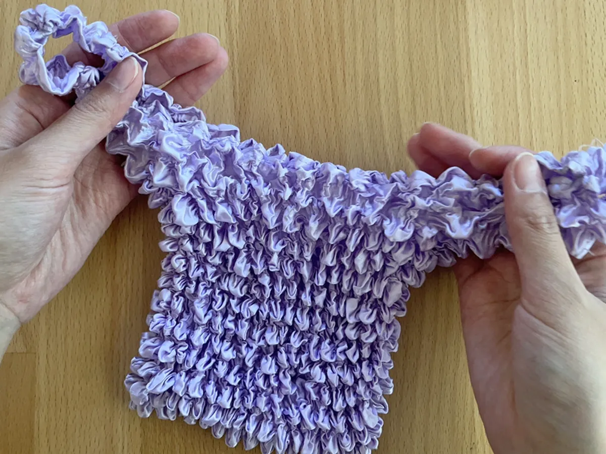 持ち手を持ったエコバッグの写真(撮影:grapeライフハック編集部)