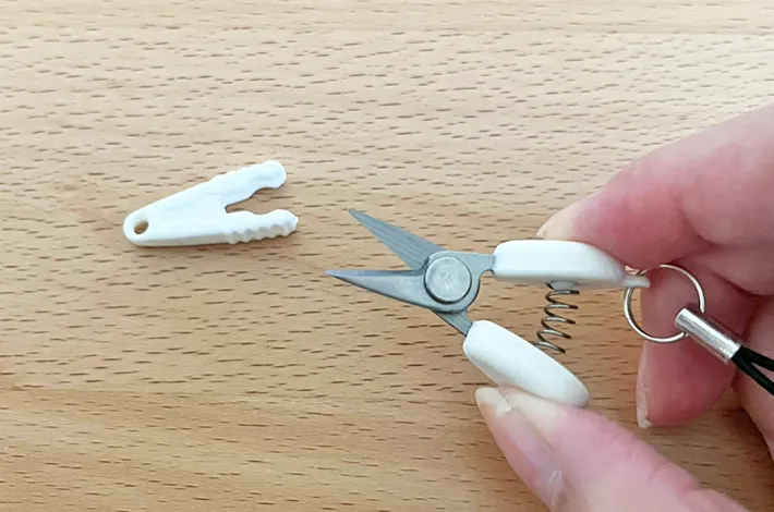 『超ミニ携帯ハサミ』の写真（撮影：grapeライフハック編集部）