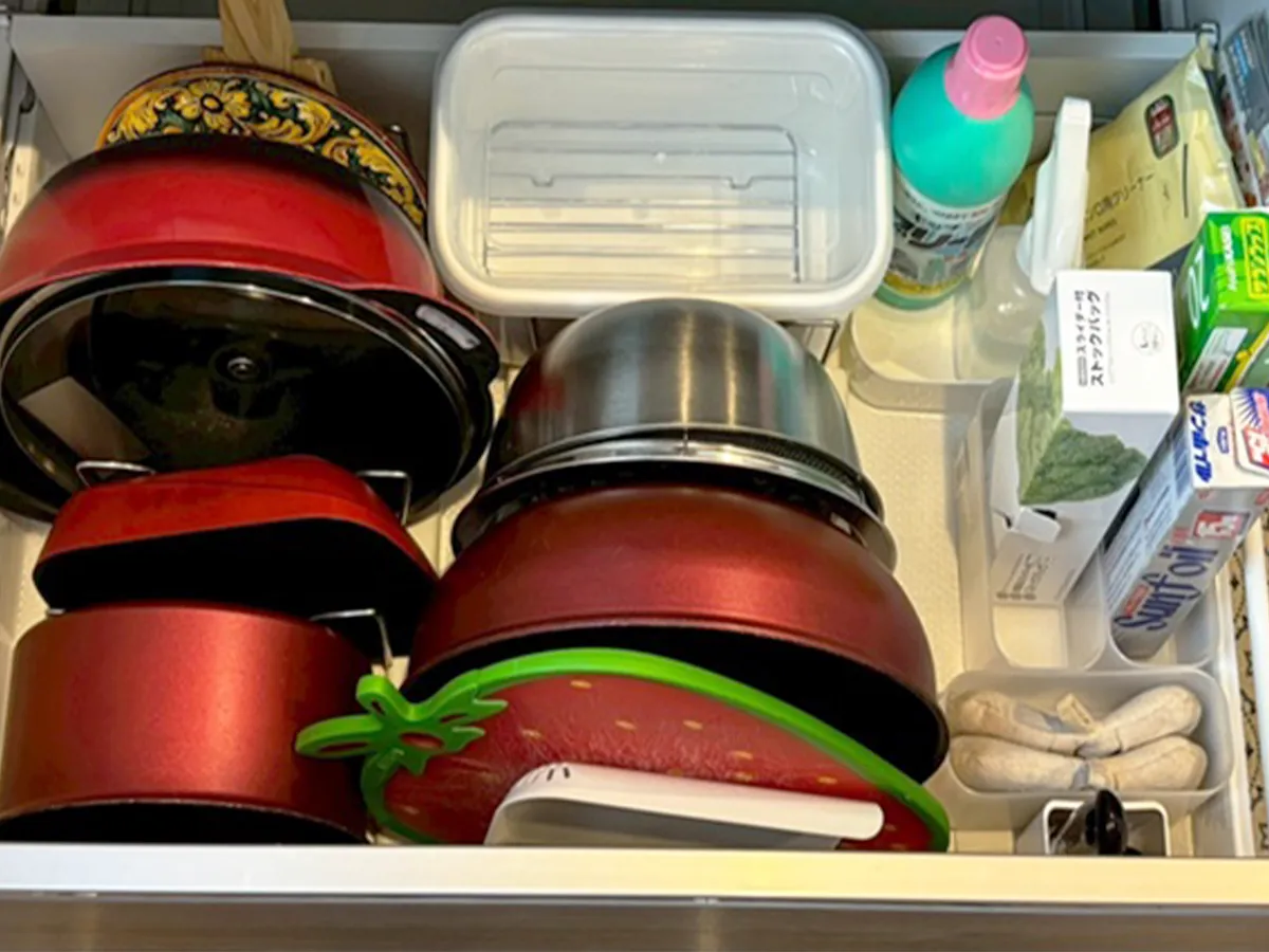 キッチン収納の写真（画像提供：上田のりこ）