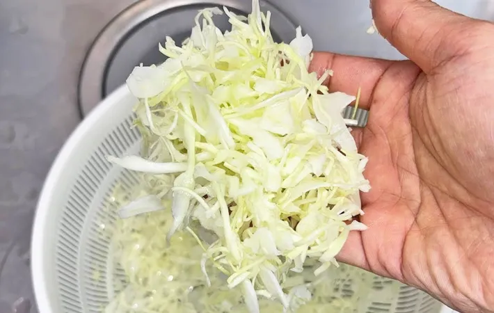 『千切りキャベツ』の写真（撮影：キジカク）