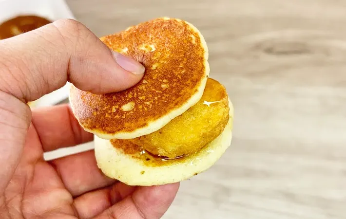 『パンケーキナゲット』の完成写真（撮影：キジカク）