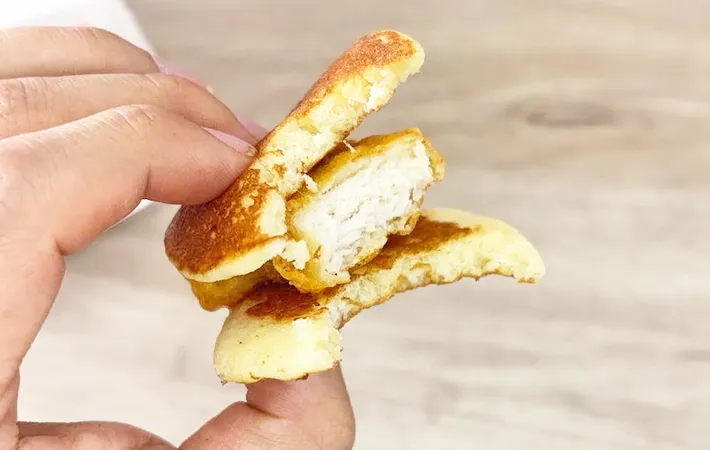 『パンケーキナゲット』の完成写真（撮影：キジカク）