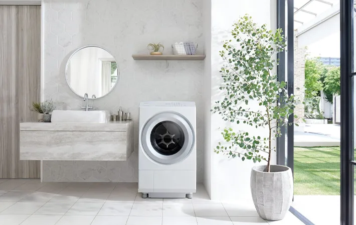 洗濯機の写真（画像提供：東芝ライフスタイル株式会社）