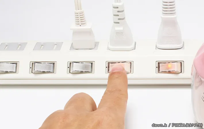 電源タップの写真