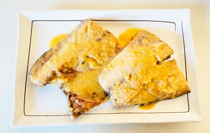 『湯煎で作るサバの味噌煮』の完成写真（撮影：エニママ）