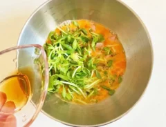 豆苗卵焼きの写真（撮影：エニママ）