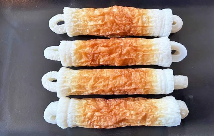 『ちくわチーズ揚げ』を作る写真（撮影：エニママ）