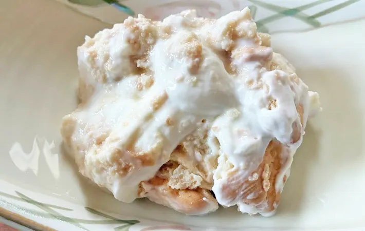 『サブレヨーグルト』の完成写真（撮影：エニママ）