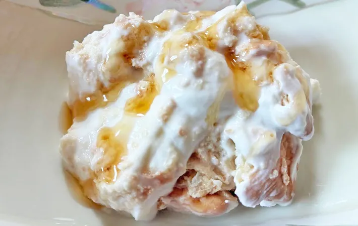 『サブレヨーグルト』の完成写真（撮影：エニママ）