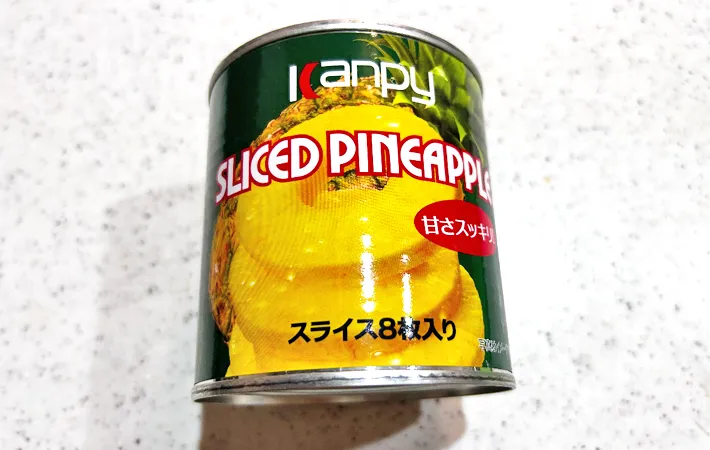 『パイナップル缶』の写真（撮影：エニママ）
