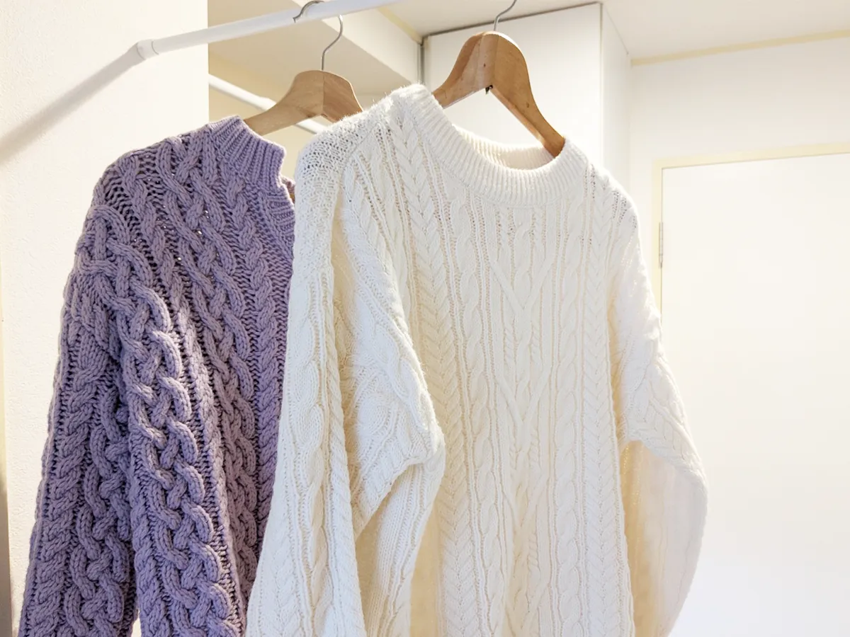 セーターの写真（撮影：grape編集部）