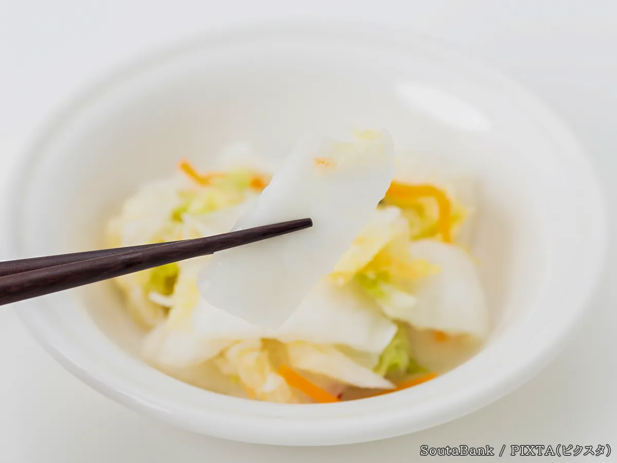 白菜の漬物の写真