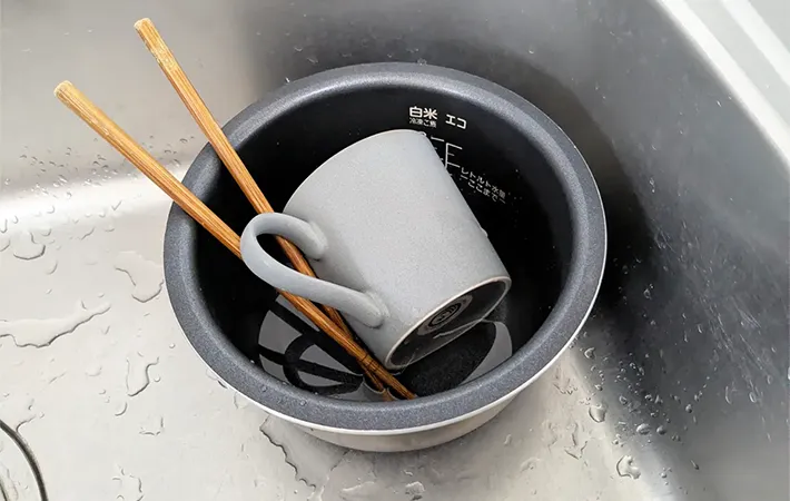 シンクの写真（撮影：grapeライフハック編集部）