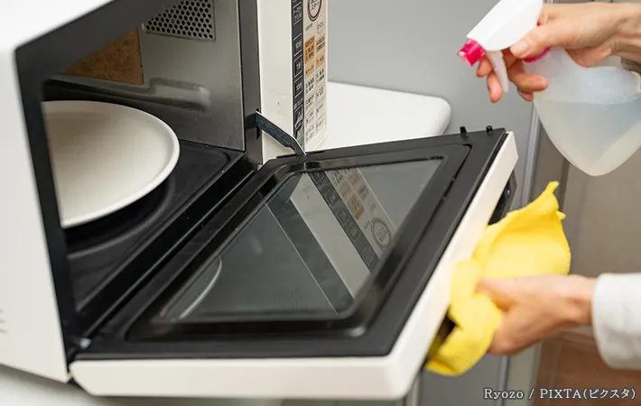 電子レンジの写真