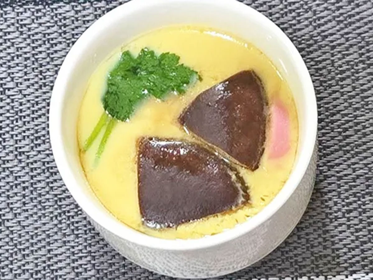 『レンジとプチッと鍋で茶わん蒸し』の完成写真(撮影:キジカク)