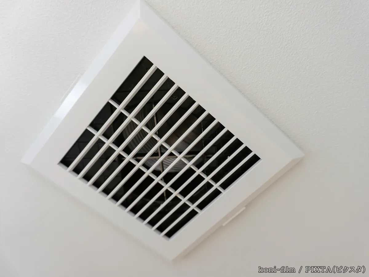 トイレの換気扇の写真