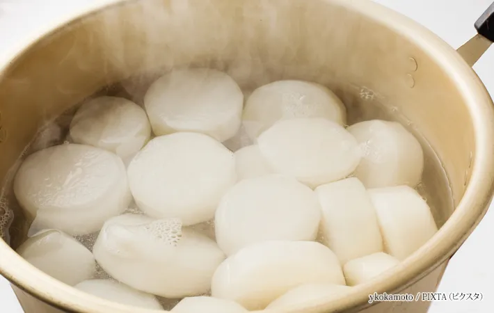 『大根の下茹で』の写真