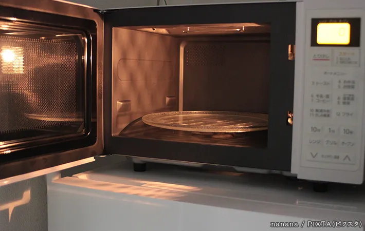 電子レンジの写真