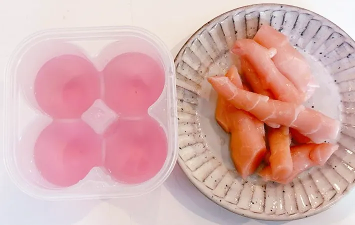 『食べるマヨネーズ!?半熟卵の岩下漬け』を作る写真（撮影：キジカク）