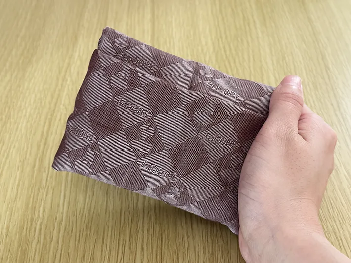 縫わないポーチの画像（撮影：grapeライフハック編集部）