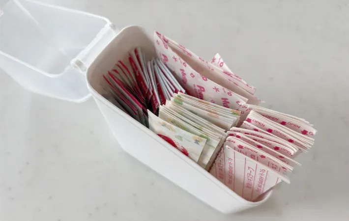 絆創膏を収納した画像（撮影：エニママ）