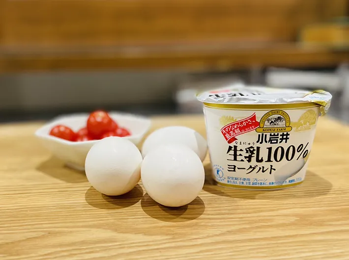 『しっとりふわふわ玉子焼き』の材料の写真