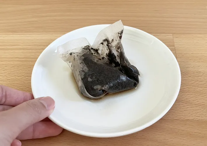 麦茶パックの写真（撮影：grapeライフハック編集部）