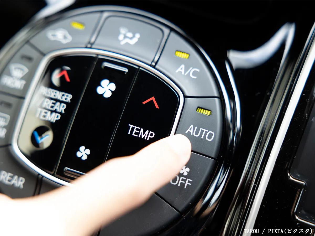 カーエアコンの写真