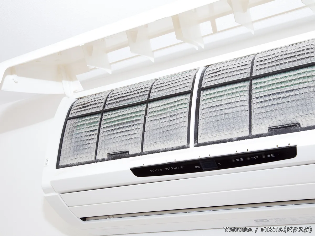 エアコンのフィルターの写真