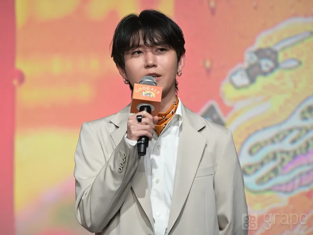 「『キリングッドエール』5,000万本突破！“大反響”御礼発表会」に登壇した綾若井滉斗さん（撮影：grape芸能編集部）