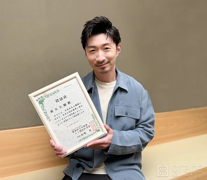 防災士認証を持つMAKIDAIさん（撮影:grape芸能編集部）